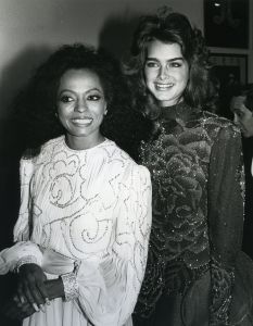Diana Ross and Brooke Shields 1982, NY...jpg
